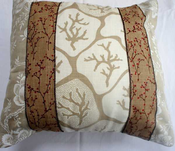 Paisley, Stripes and Seaweed 2 cushion
