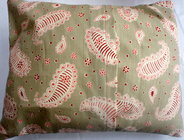 Paisley and Stripes cushion