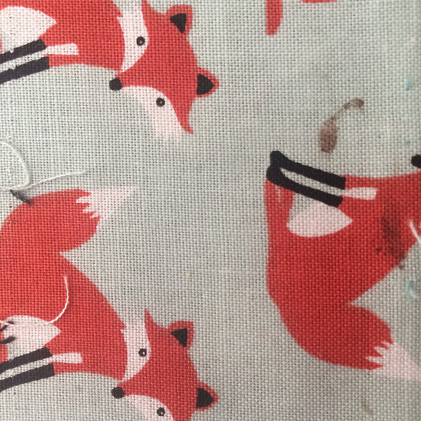 Mr. Fox snuggle quilt